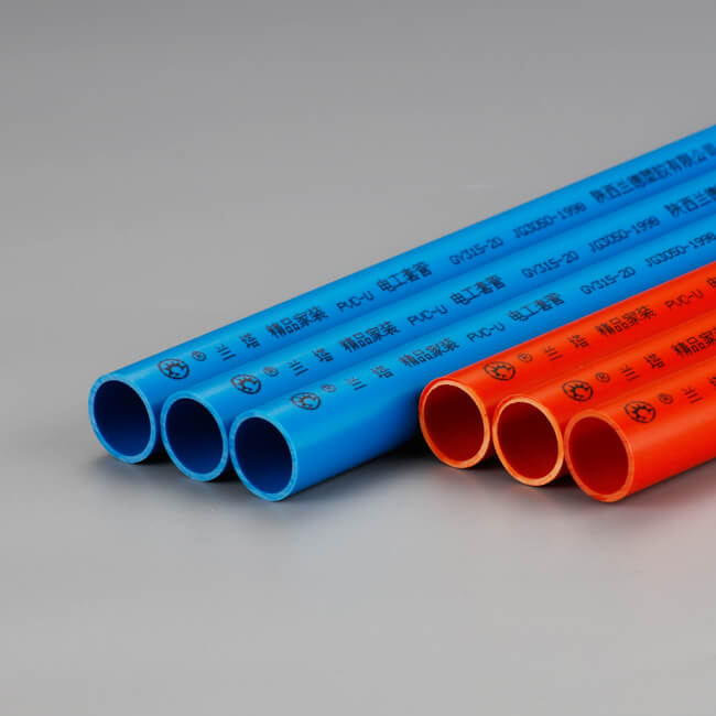 蘭塔管道、產(chǎn)品中心、PVC-U紅藍(lán)線管系列